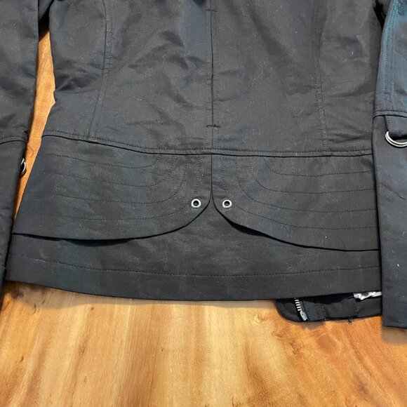 Womens 3 Three Stones Coat Jacket Black Size Small Easy Love Brand New - Picture 14 of 14